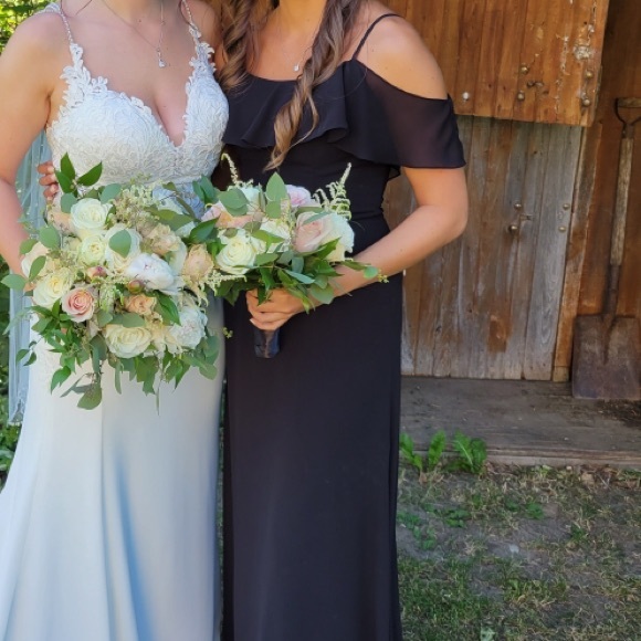 Morilee Black Bridesmaid Dress Size 6 - Picture 2 of 2